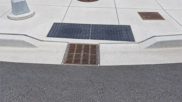Planning Detectable Warning Tiles Around Concrete Joints and Drainage